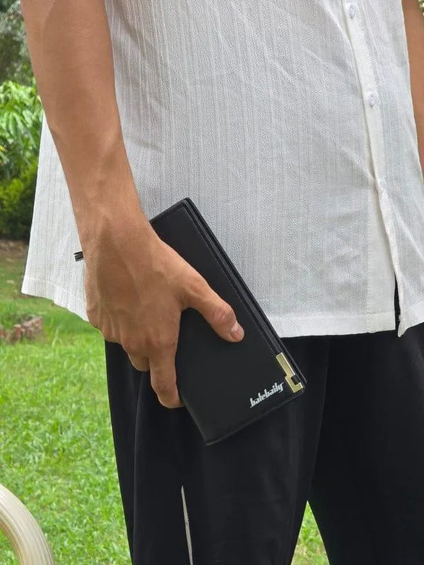 Men's Balebaily Leather Wallet 2 Pcs