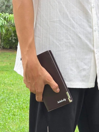 Men's Balebaily Leather Wallet 2 Pcs