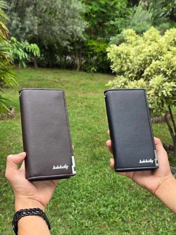Men's Balebaily Leather Wallet 2 Pcs