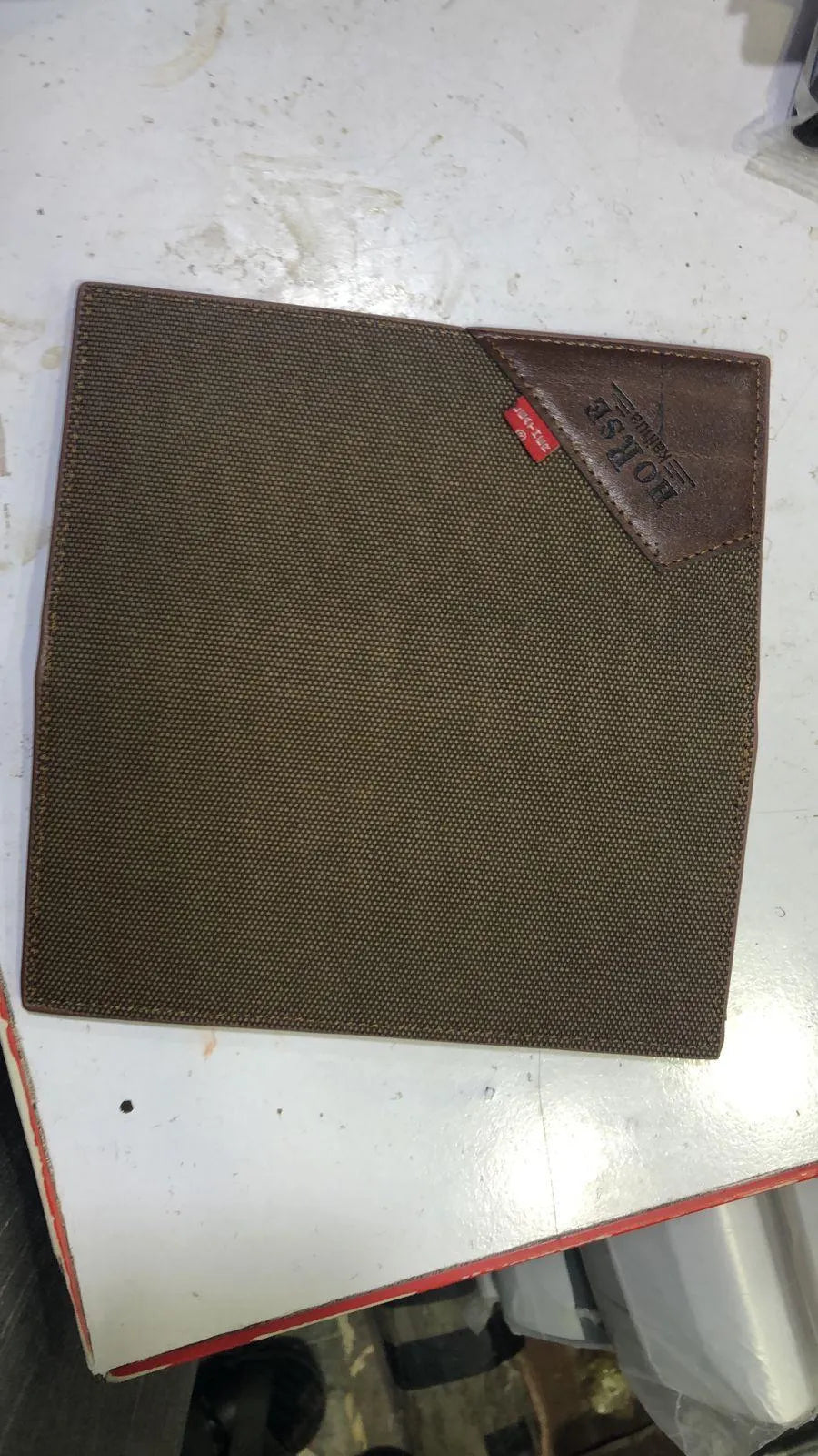 Men's Slim Leather Wallet with RFID Protection Brown Tan