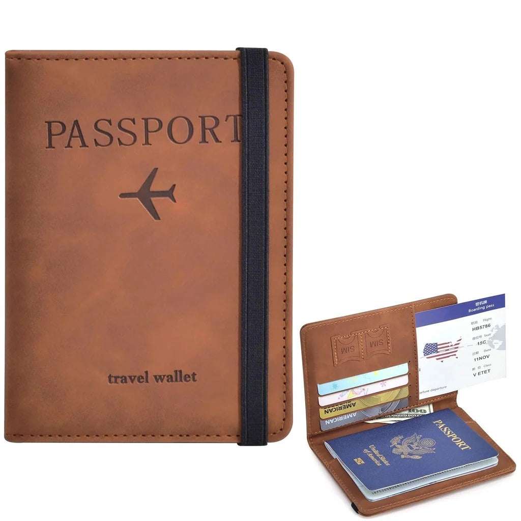 Passport Travel Wallet Organizer