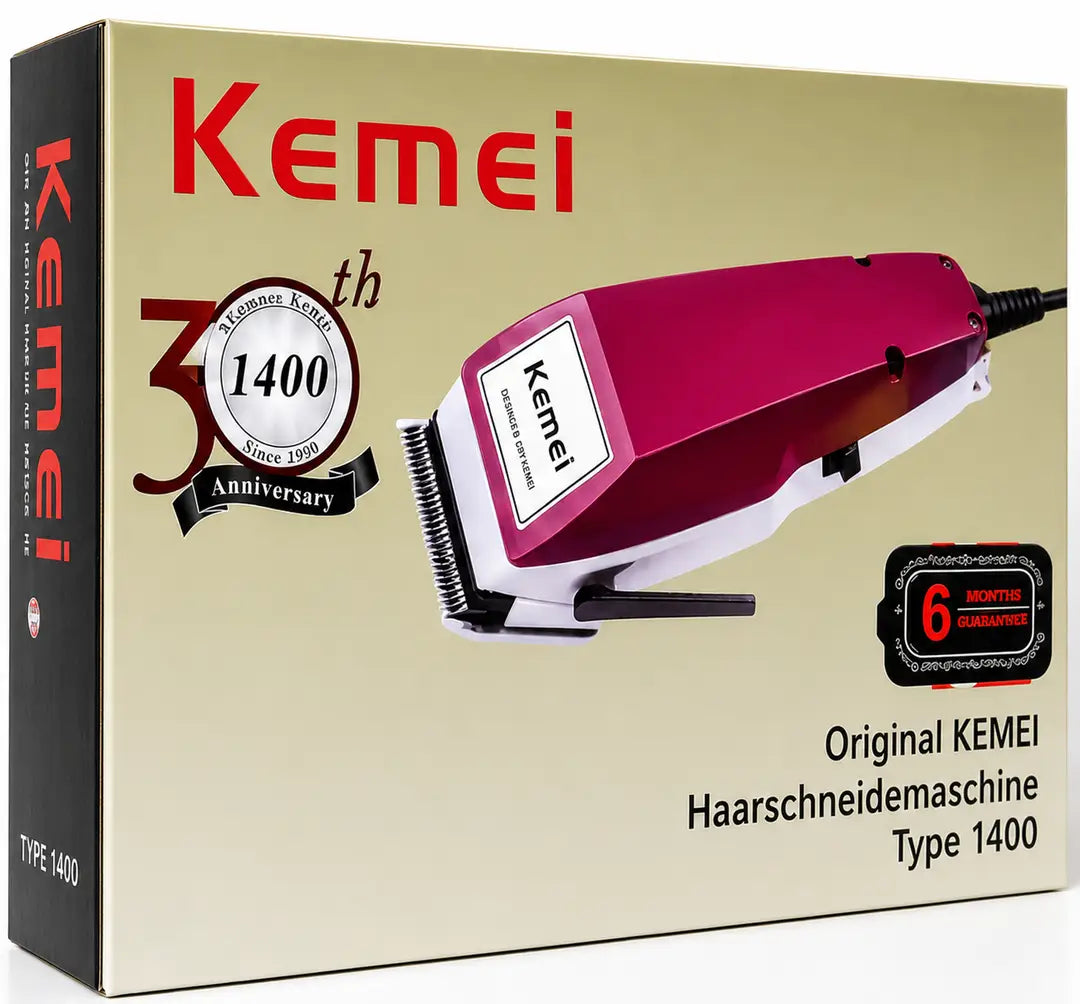 Kemei KM-1400 Professional Electric Hair Clipper – Heavy Duty Corded Hair Cutting Machine
