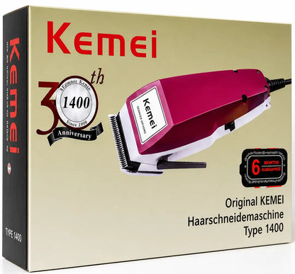 Kemei KM-1400 Professional Electric Hair Clipper – Heavy Duty Corded Hair Cutting Machine