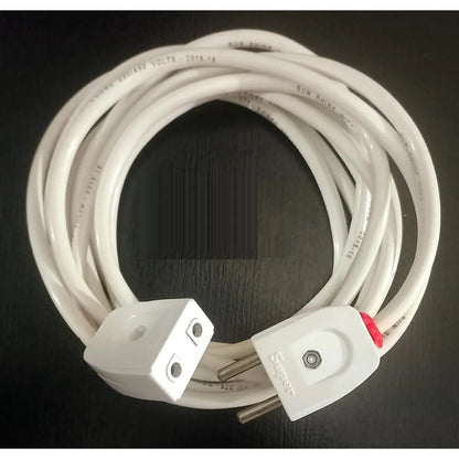 Electrical Extension Cable 20ft 40/76 With 2 Pin Male Female Electric Plug Flexible HQ 40/76 two core cable