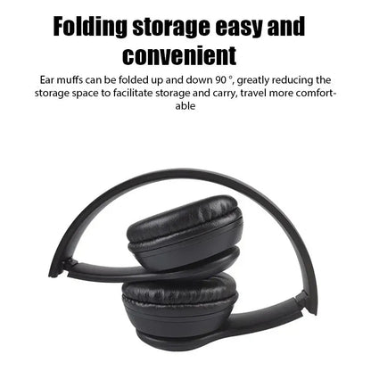P47 Wireless High Quality Bluetooth Foldable Headset With Microphone FOR All cell phones and laptop used