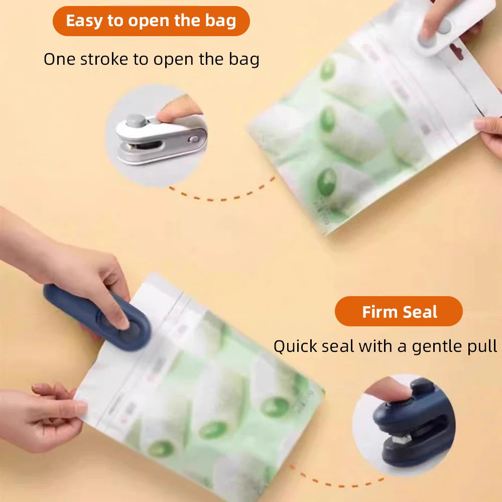 Mini Handheld Heat Bag Sealing Machine Plastic Food Package Sealer