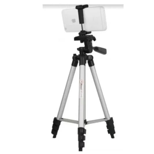 Aluminum Alloy Phone Tripod Stand Retractable Portable Holder for Outdoor Live Streaming Mobile Photography Approx 3.5 Feet