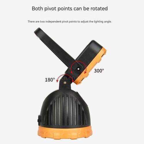 Multifunctional 4 in 1 Solar Flashlight USB Rechargeable with Power Bank