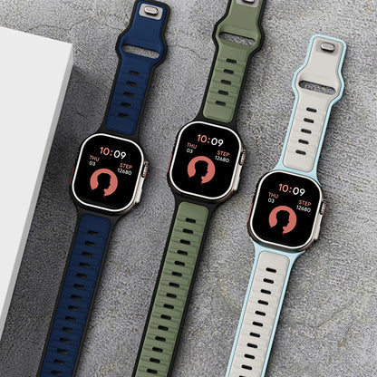 For I watch Series 4 5 6 7 8 9 10 11 SE3 Ultra 1 2 Silicone Strap Sports Band for Apple Watch
