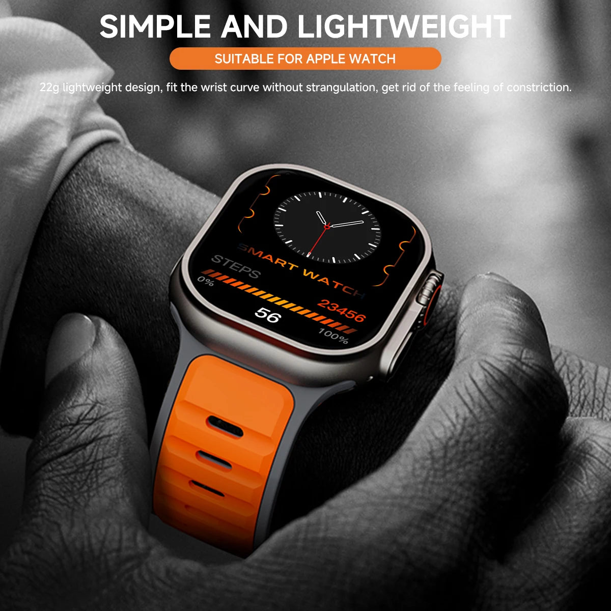 T900 Ultra Smart Watch Infinite Display 49MM Dial Size Built in Games Bluetooth Calling Crown Working